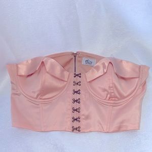Oh Polly Underwire Corset Crop Top